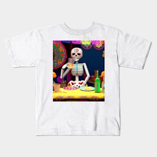 Day of the Dead Altar History Kids T-Shirt